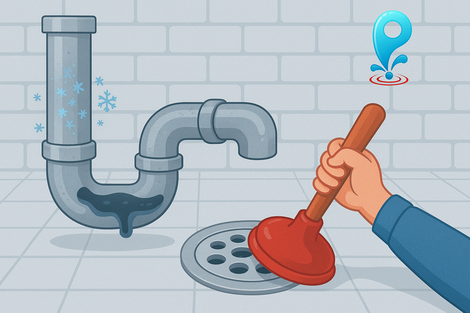 unclog shower drain