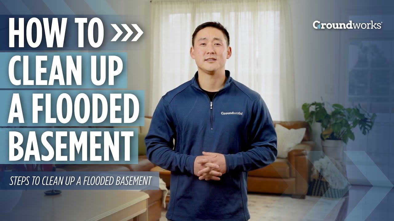 how to clean up a flooded baseme