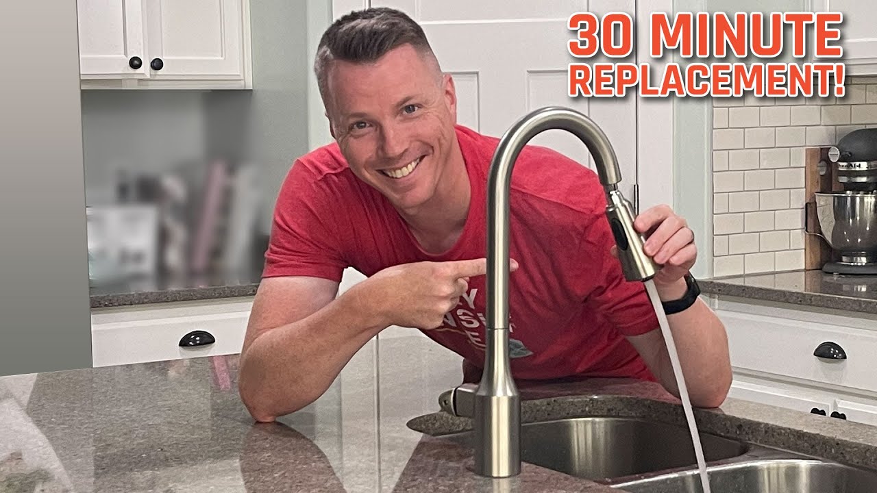 how to replace a kitchen faucet